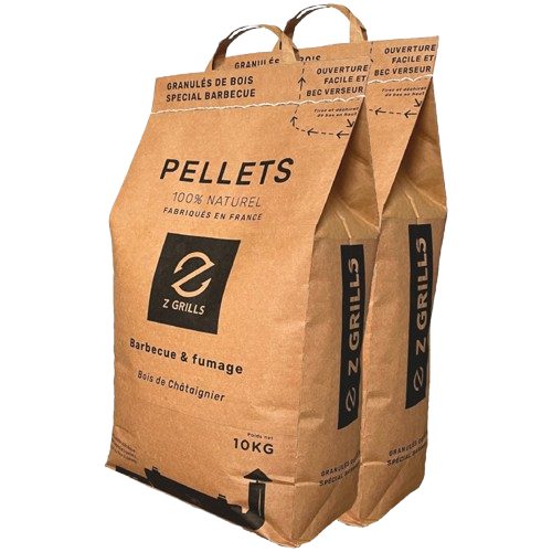 ZGRILLS – Pellet pour barbecue & fumage – Lot de 2 sacs